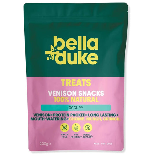 Bella & Duke Venison Snack 100% Natural treats for Dogs 200