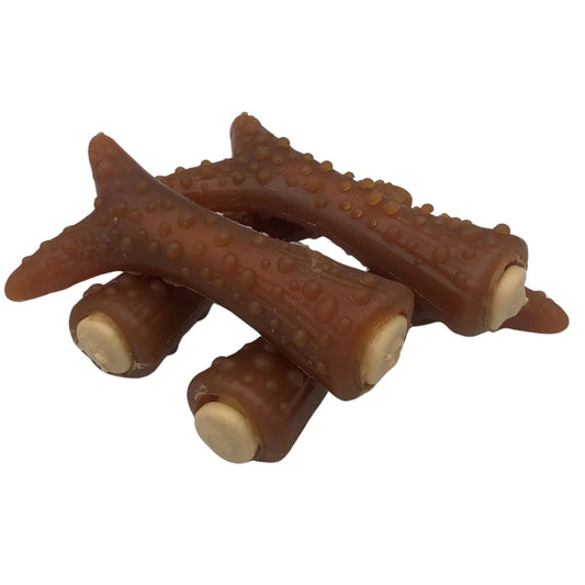New!!  Peanut Butter Flavoured Vegetable Antlers for Dogs