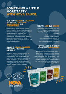 Nova Dog sauce  100% natural