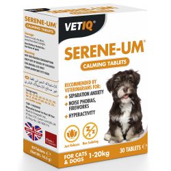 Vetiq Serene-um calming tablets 30 Tablets