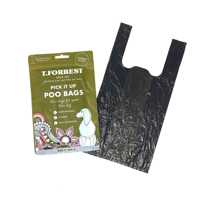 Biodegradable Poo Bags 50 WITH HANDLES