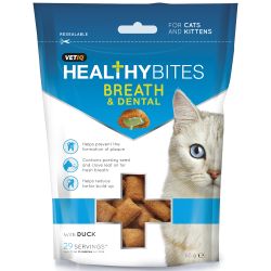 Vetiq healthy bites breath & dental cat treats